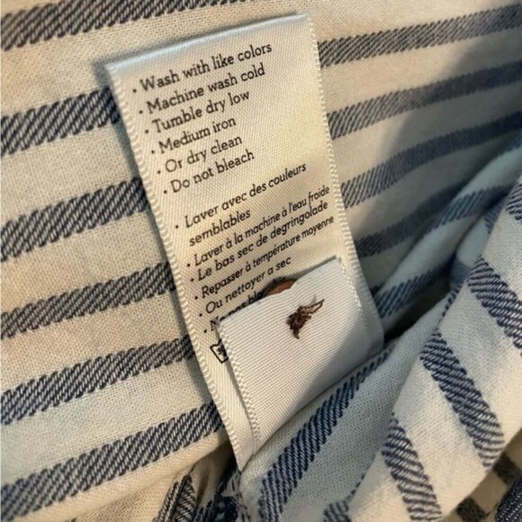 COPY Paige Striped Button Up Shirt Size Small - Picture 7 of 8